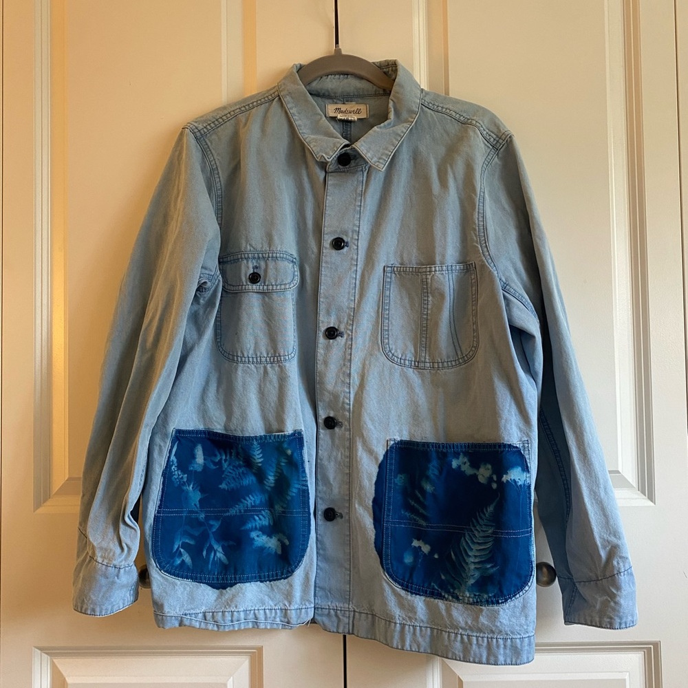 Madewell Cyanotype Printed Jacket